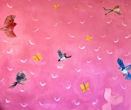 Backyard Birds of East Austin by artist Melissa Wen Mitchell